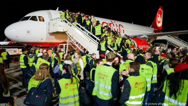 Авиакомпания Air Berlin прекратила полеты