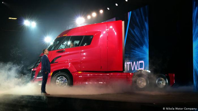 Водородная грузовик Nikola: стартап хочет повторить успех компании Tesla