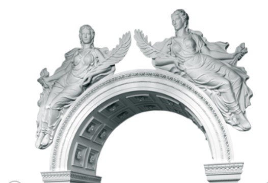Арки из гипса: каталог лепнины